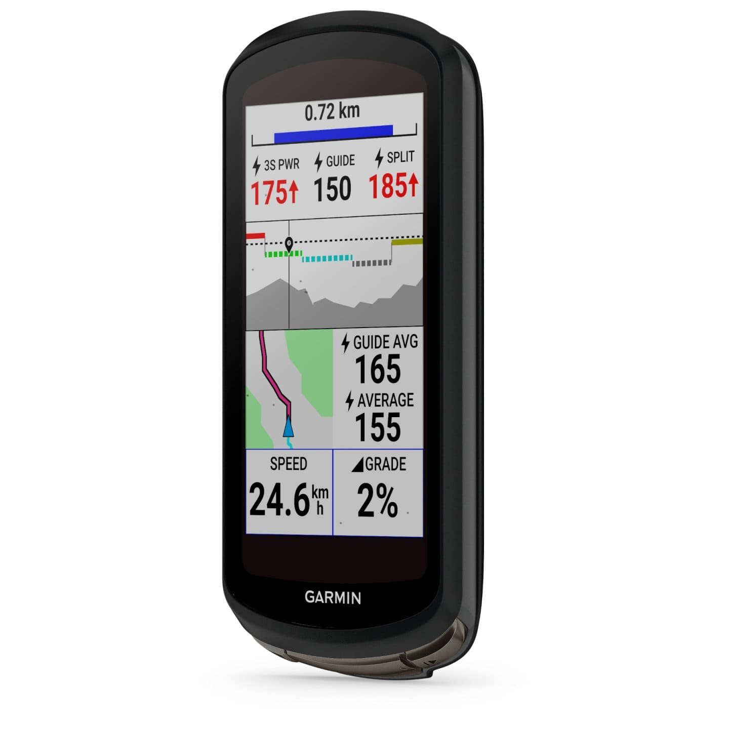 Garmin Edge 1040 Solar GPS Fahrradcomputer - schwarz